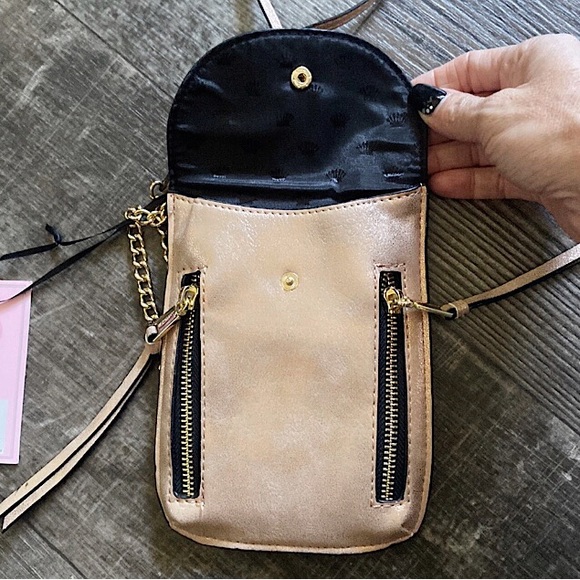 🆕🔥JUICY COUTURE SUPER STYLISH&CHIC PEARL GOLD&TASSELS DAINTY CROSSBODY NWT!! - Picture 3 of 12